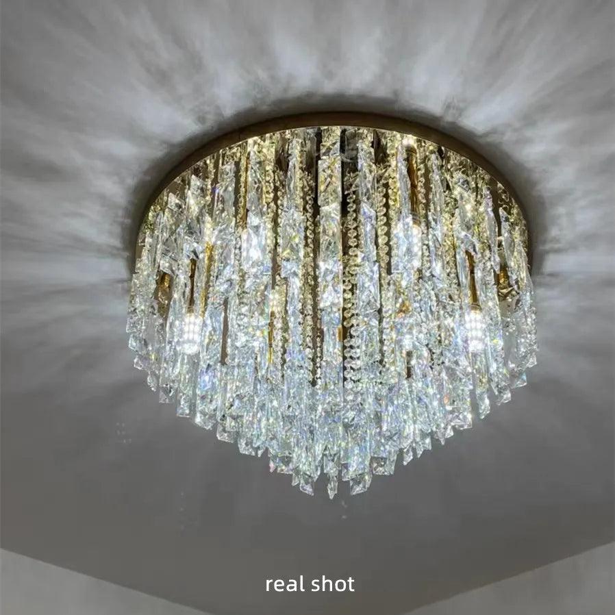 Plafonnier Design Luminaire Élégant en Cristaux IL583921-ILLUMEEN.COM