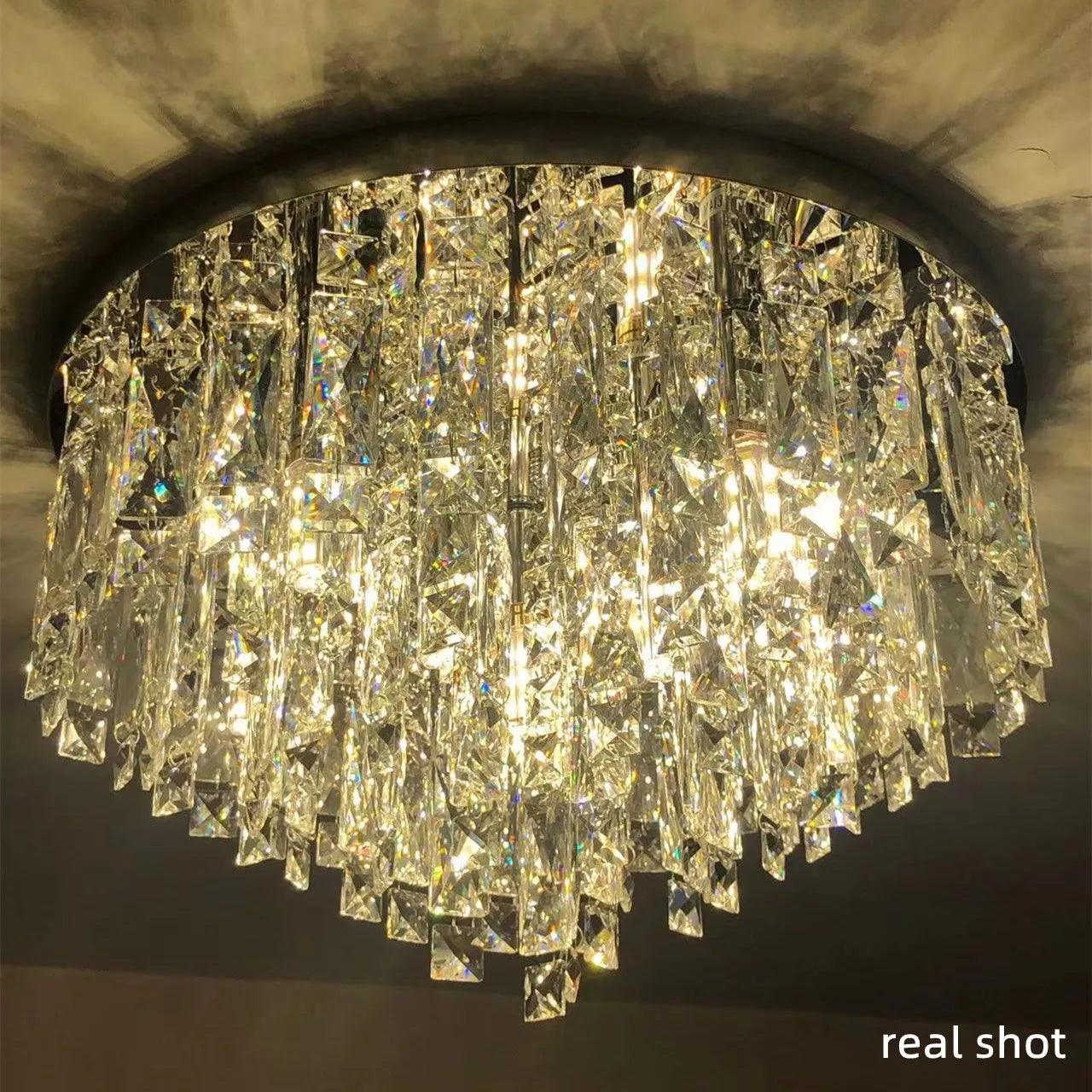 Plafonnier Design Luminaire Élégant en Cristaux IL583921-ILLUMEEN.COM