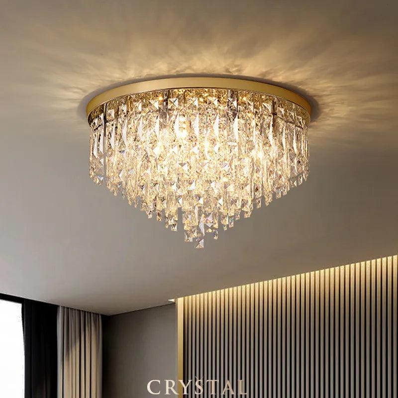 Plafonnier Design Luminaire Élégant en Cristaux IL583921-ILLUMEEN.COM