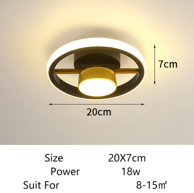 Plafonnier Design : Luminaire Élégant en Forme Carrée IL582934-ILLUMEEN.COM