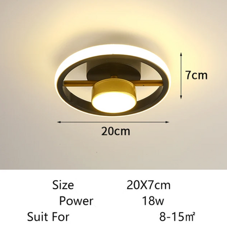 Plafonnier Design : Luminaire Élégant en Forme Carrée IL582934-ILLUMEEN.COM