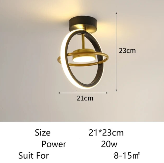 Plafonnier Design : Luminaire Élégant en Forme Carrée IL582934-ILLUMEEN.COM