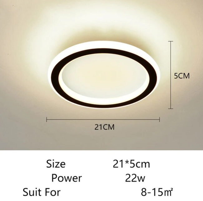 Plafonnier Design : Luminaire Élégant en Forme Carrée IL582934-ILLUMEEN.COM