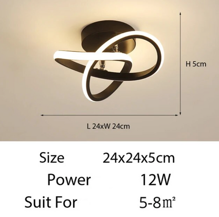 Plafonnier Design : Luminaire Élégant en Forme Carrée IL582934-ILLUMEEN.COM