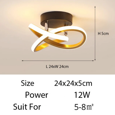 Plafonnier Design : Luminaire Élégant en Forme Carrée IL582934-ILLUMEEN.COM