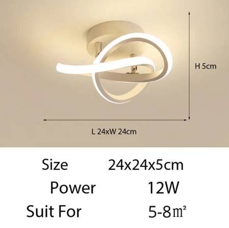 Plafonnier Design : Luminaire Élégant en Forme Carrée IL582934-ILLUMEEN.COM