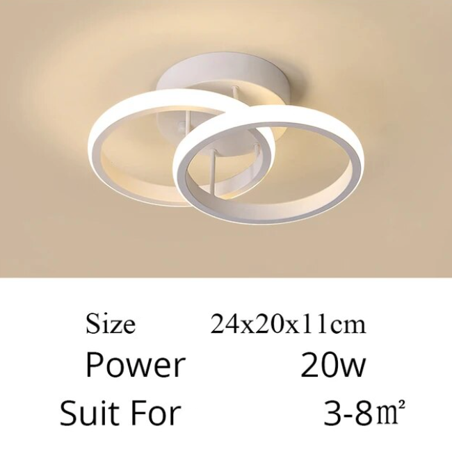 Plafonnier Design : Luminaire Élégant en Forme Carrée IL582934-ILLUMEEN.COM