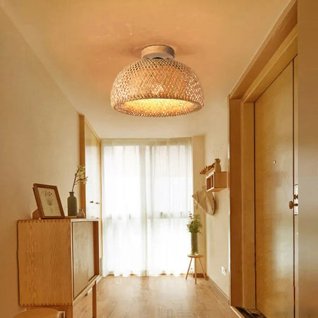 Plafonnier Design : Luminaire en Bambou Élégant IL483726-ILLUMEEN.COM
