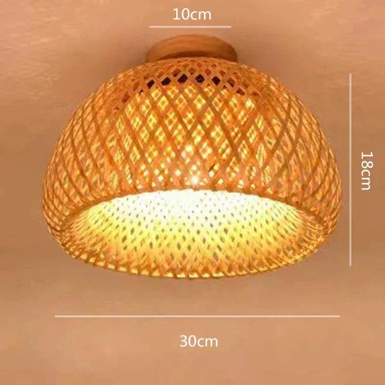 Plafonnier Design : Luminaire en Bambou Élégant IL483726-ILLUMEEN.COM