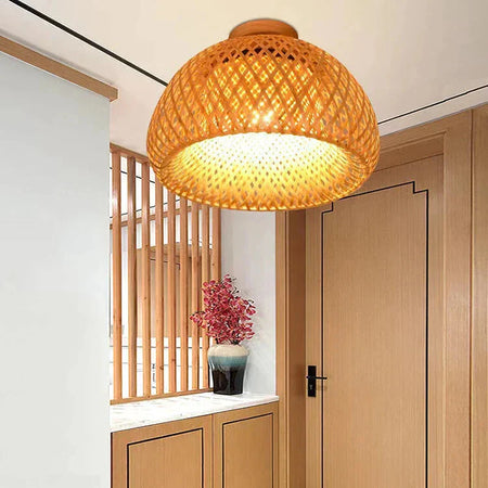 Plafonnier Design : Luminaire en Bambou Élégant IL483726-ILLUMEEN.COM