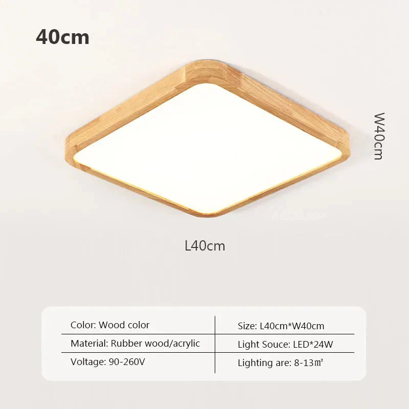 Plafonnier Design Luminaire en Pierre Jaune et Bois IL527864-ILLUMEEN.COM