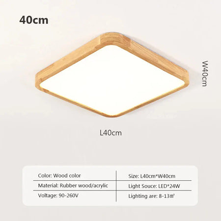 Plafonnier Design Luminaire en Pierre Jaune et Bois IL527864-ILLUMEEN.COM