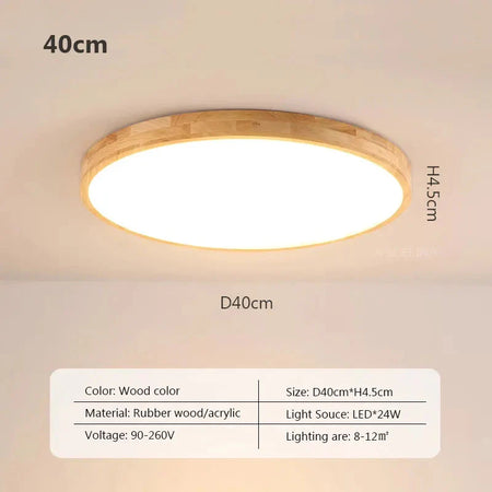 Plafonnier Design Luminaire en Pierre Jaune et Bois IL527864-ILLUMEEN.COM