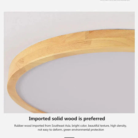Plafonnier Design Luminaire en Pierre Jaune et Bois IL527864-ILLUMEEN.COM