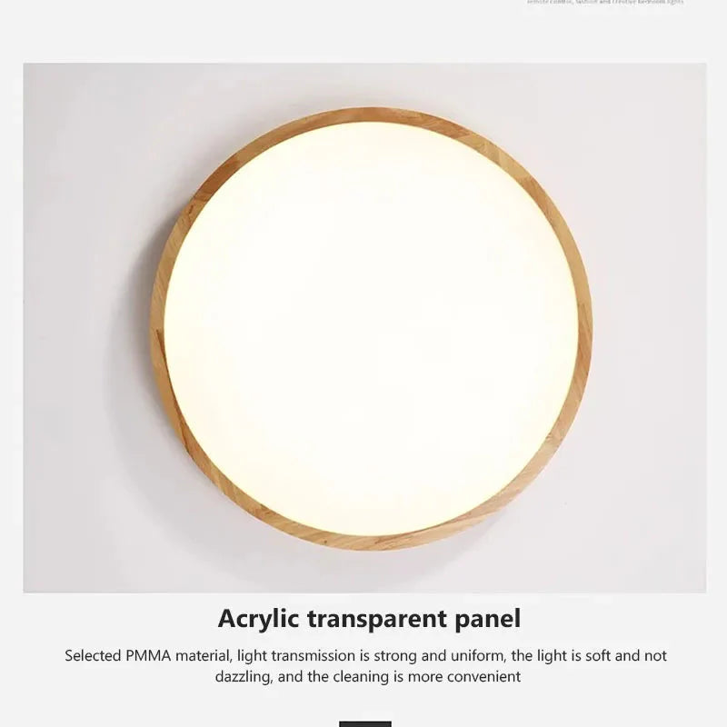 Plafonnier Design Luminaire en Pierre Jaune et Bois IL527864-ILLUMEEN.COM