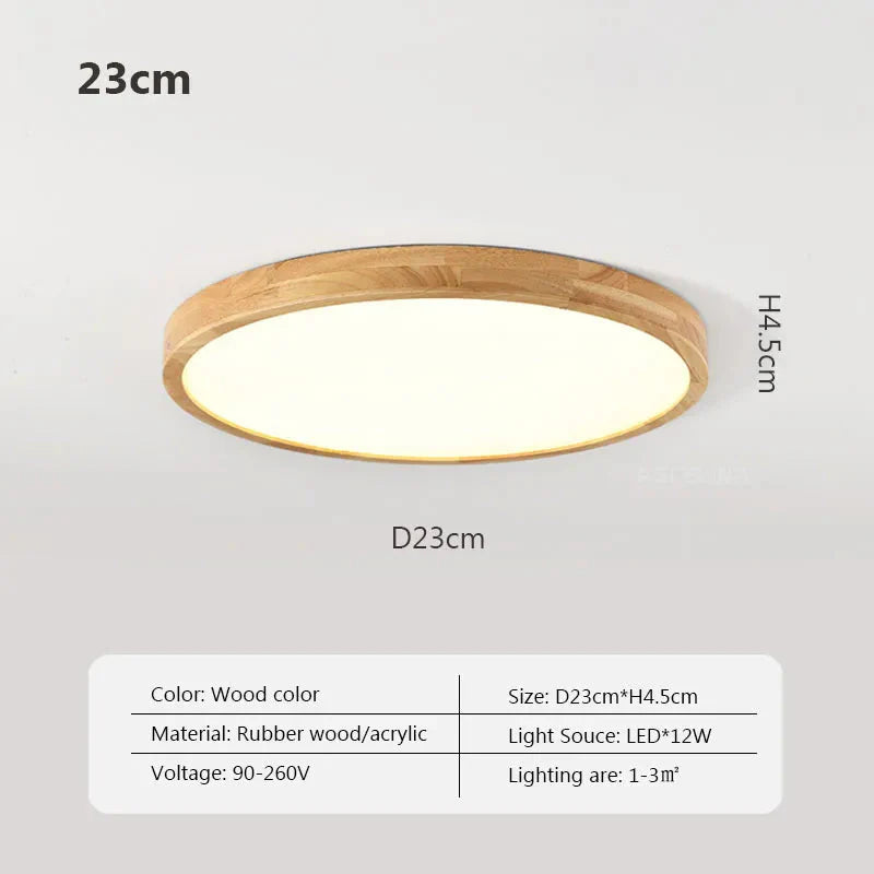 Plafonnier Design Luminaire en Pierre Jaune et Bois IL527864-ILLUMEEN.COM