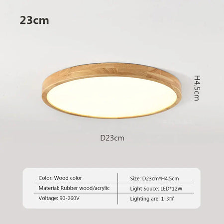 Plafonnier Design Luminaire en Pierre Jaune et Bois IL527864-ILLUMEEN.COM