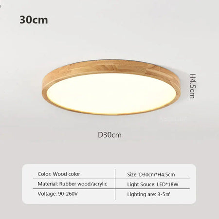 Plafonnier Design Luminaire en Pierre Jaune et Bois IL527864-ILLUMEEN.COM
