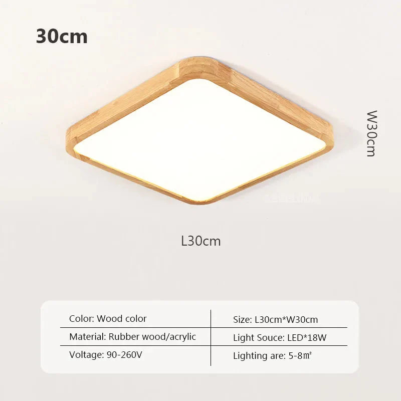 Plafonnier Design Luminaire en Pierre Jaune et Bois IL527864-ILLUMEEN.COM