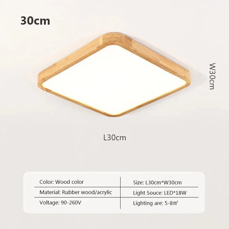 Plafonnier Design Luminaire en Pierre Jaune et Bois IL527864-ILLUMEEN.COM