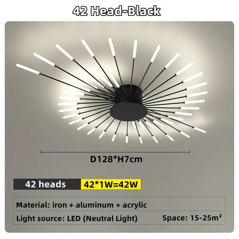 Plafonnier Design Luminaire Étoile Radiante IL583927-ILLUMEEN.COM