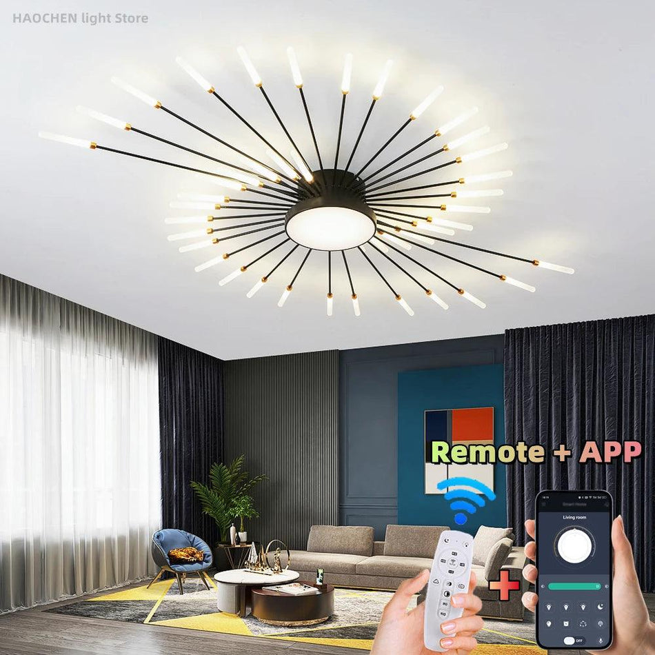 Plafonnier Design Luminaire Étoile Radiante IL583927-ILLUMEEN.COM