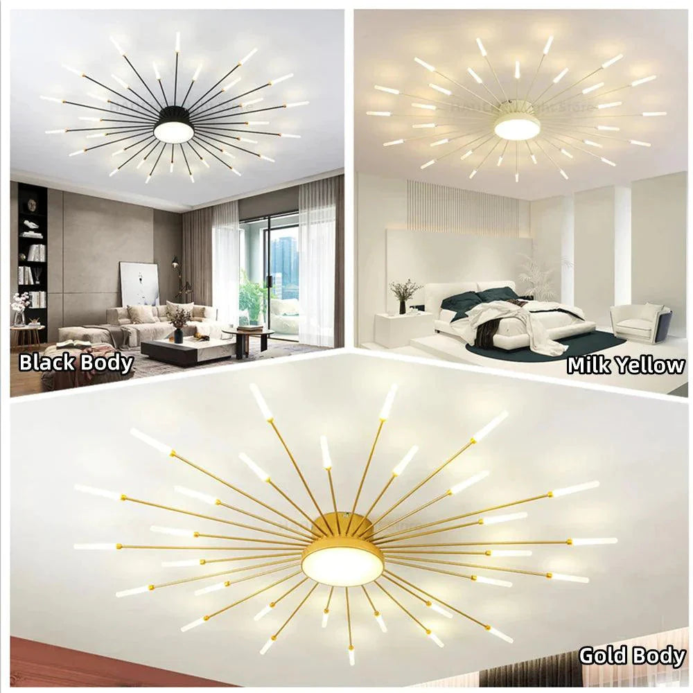 Plafonnier Design Luminaire Étoile Radiante IL583927-ILLUMEEN.COM