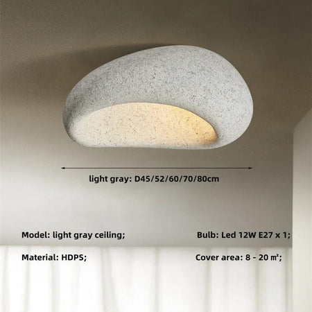 Plafonnier Design : Lustre de Plafond Nordique Effet Pierre IL583742-ILLUMEEN.COM