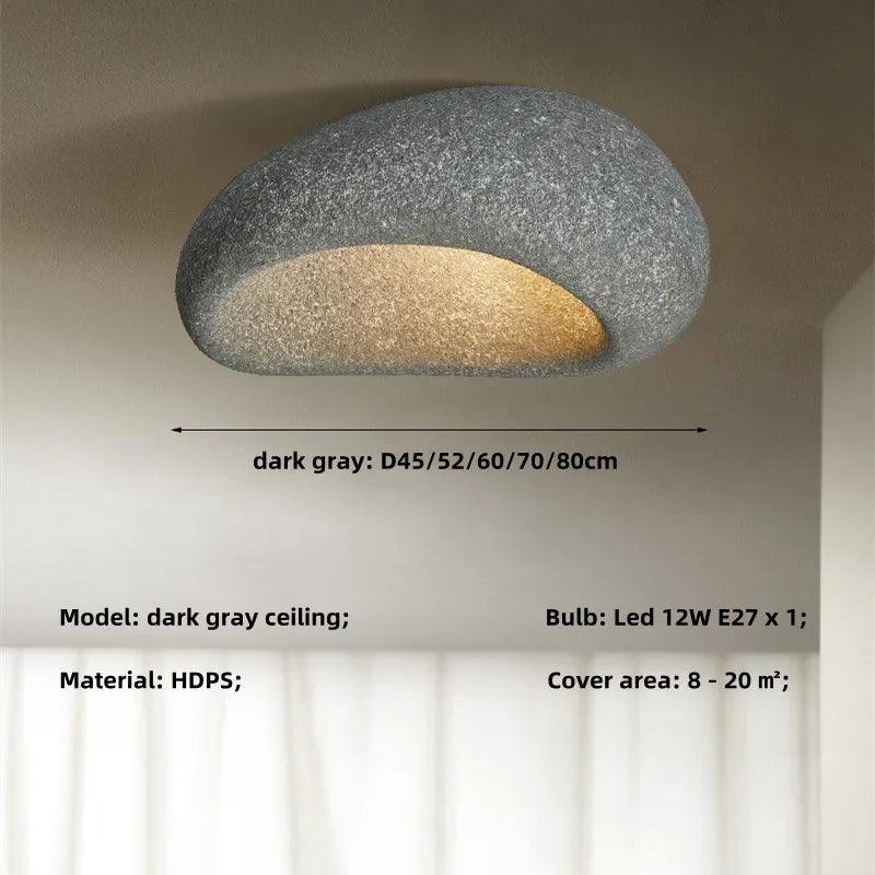 Plafonnier Design : Lustre de Plafond Nordique Effet Pierre IL583742-ILLUMEEN.COM