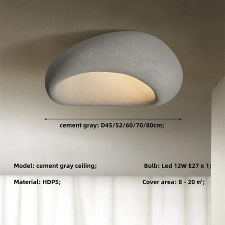 Plafonnier Design : Lustre de Plafond Nordique Effet Pierre IL583742-ILLUMEEN.COM