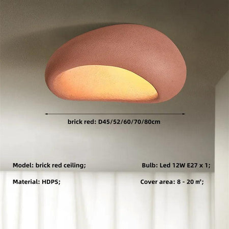 Plafonnier Design : Lustre de Plafond Nordique Effet Pierre IL583742-ILLUMEEN.COM