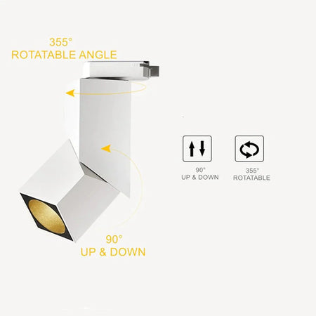 Plafonnier Design : Projecteurs sur Rail de Qualité Aéronautique Luminaire IL583749-ILLUMEEN.COM