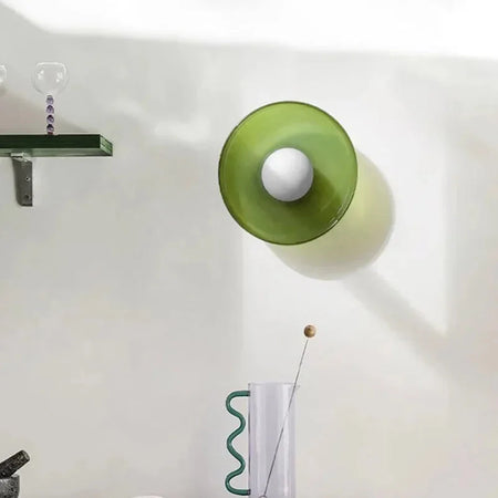 Plafonnier Design : Surface Montée en Pierre de Verre de Couleur Luminaire IL839472-ILLUMEEN.COM