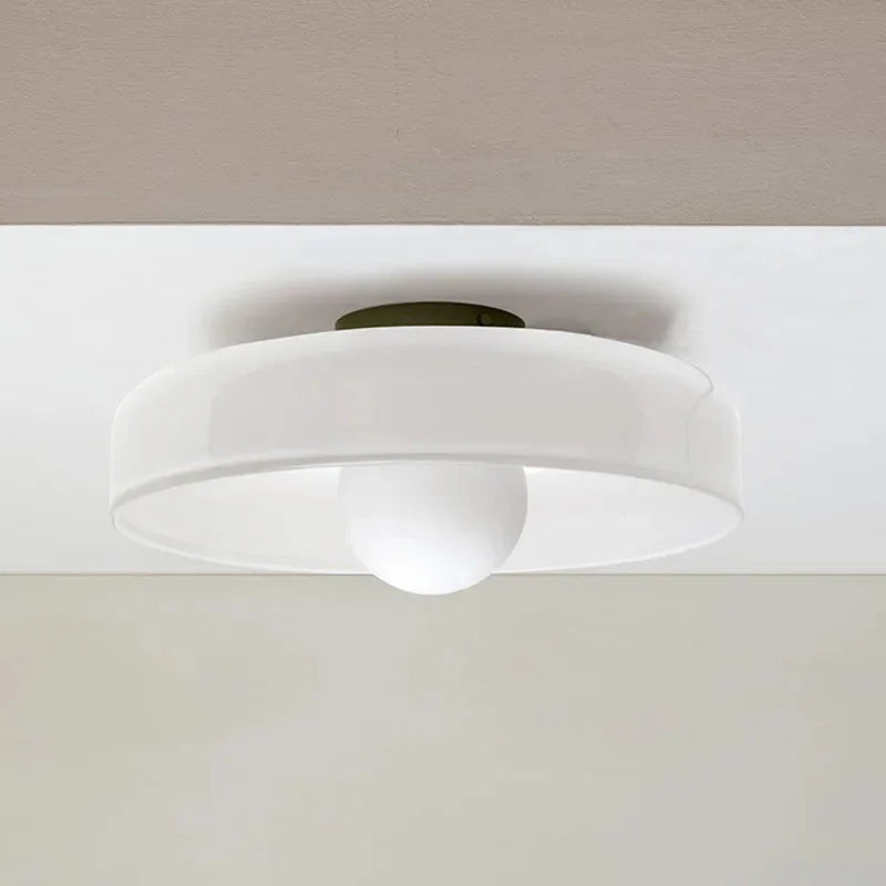 Plafonnier Design : Surface Montée en Pierre de Verre de Couleur Luminaire IL839472-ILLUMEEN.COM