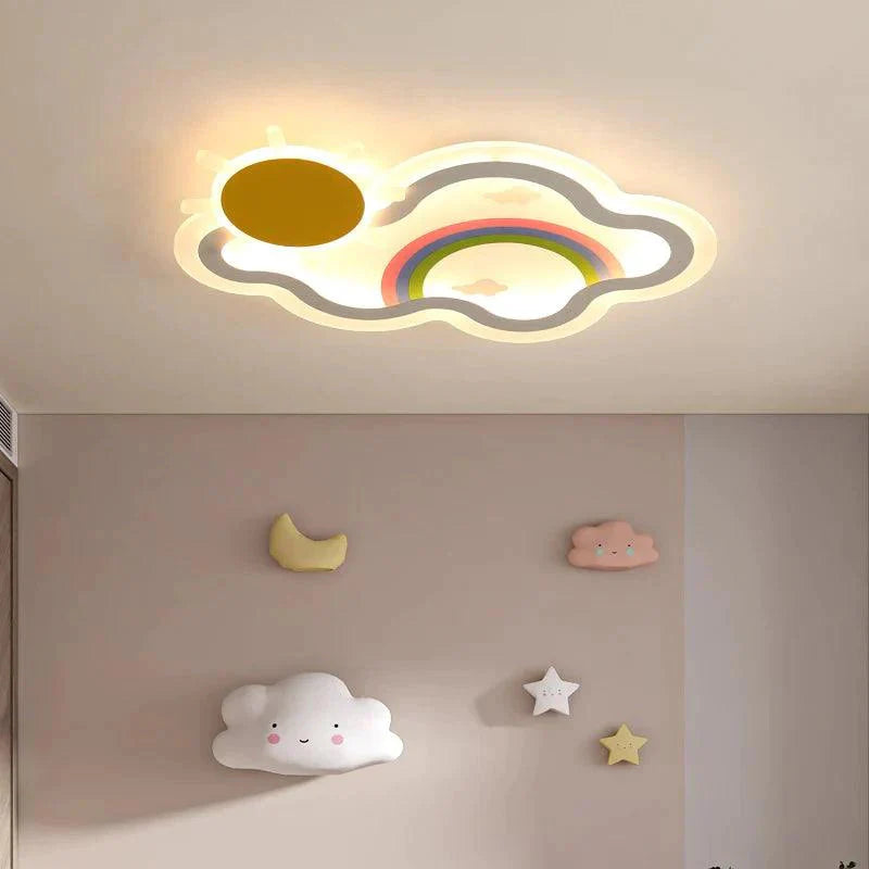 Plafonnier Enfant à Lumière Réglable et Couleurs Changeables IL582743-ILLUMEEN.COM