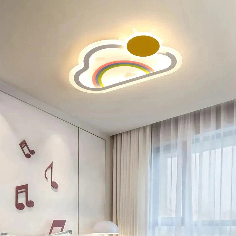 Plafonnier Enfant à Lumière Réglable et Couleurs Changeables IL582743-ILLUMEEN.COM