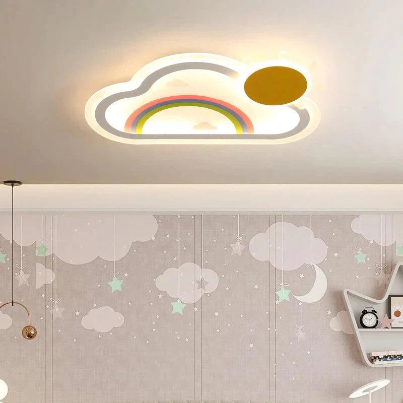 Plafonnier Enfant à Lumière Réglable et Couleurs Changeables IL582743-ILLUMEEN.COM