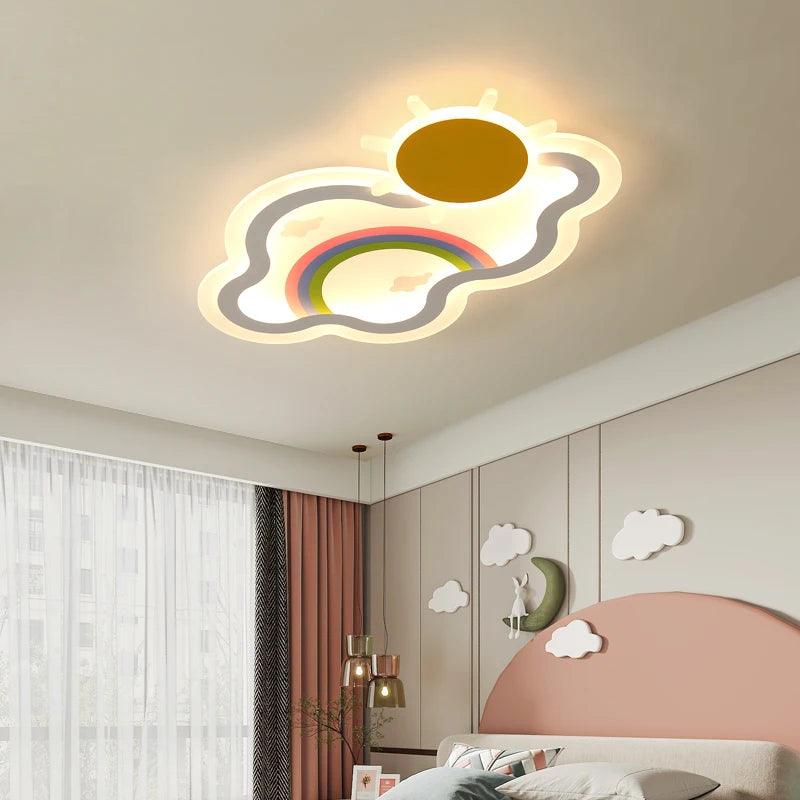 Plafonnier Enfant à Lumière Réglable et Couleurs Changeables IL582743-ILLUMEEN.COM