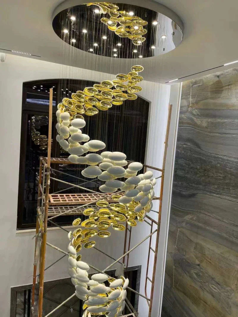 Suspension Chic en Argent avec Abat-Jour Élégant Luminaire IL456782-ILLUMEEN.COM
