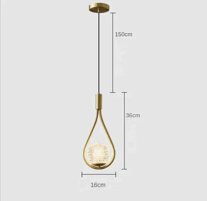 Suspension Élégante en Laiton Luminaire IL947362-ILLUMEEN.COM