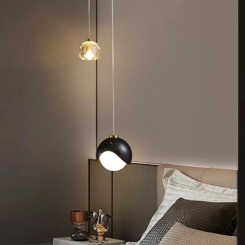 Suspension Luminaire Élégante en Cristal Doré IL482639-ILLUMEEN.COM
