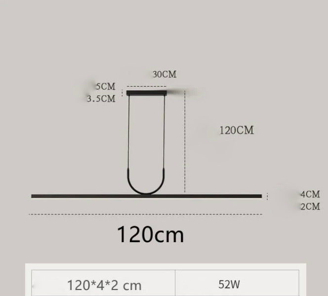 Suspension Luminaire Élégante en Fer avec LED Ajustable IL294753-ILLUMEEN.COM